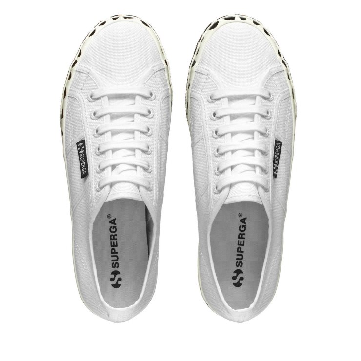 Superga 2790 Heller Leopard Stockfleckig Weiß Avorio-f Lt Beige Leopar