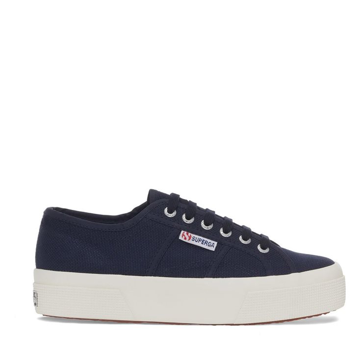 Superga 2740 Plattform Navy-F Avorio