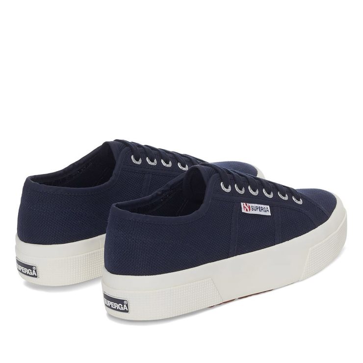 Superga 2740 Plattform Navy-F Avorio