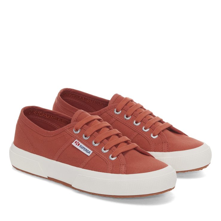 Superga 2750 Cotu Classic Braun Rötlich-f Avorio