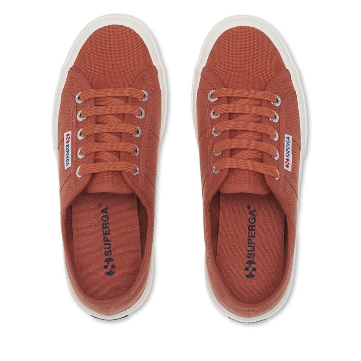 Superga 2750 Cotu Classic Braun Rötlich-f Avorio