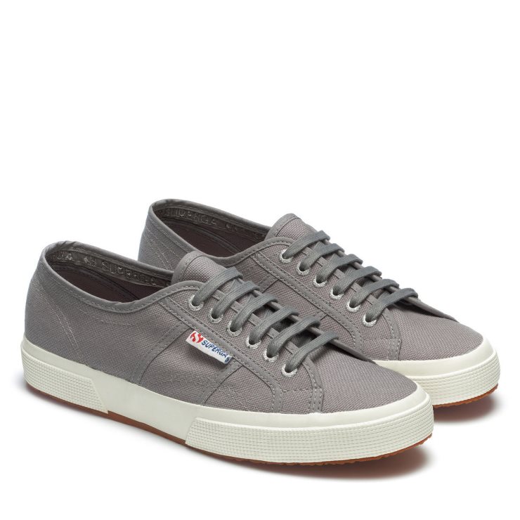 Superga 2750 Cotu Classic Grau Bläulich - F Avorio