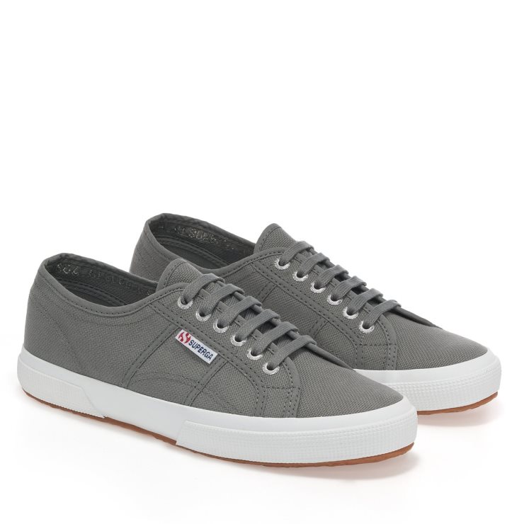 Superga 2750 Cotu Klassischer Grauer Salbei
