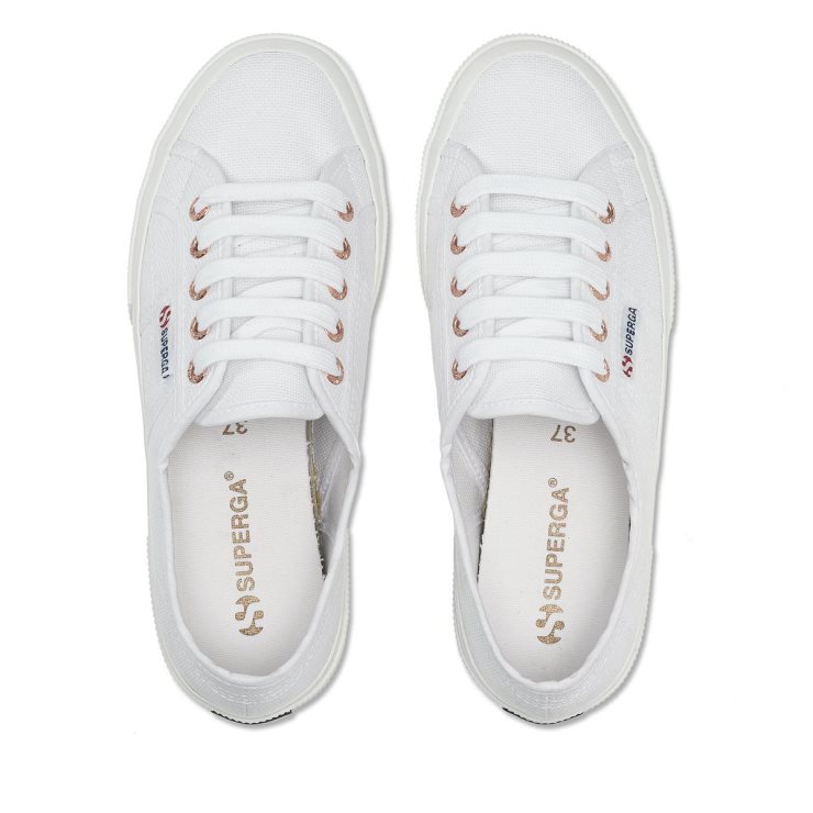 Superga 2750 Cotu Classic Weiß-roségold