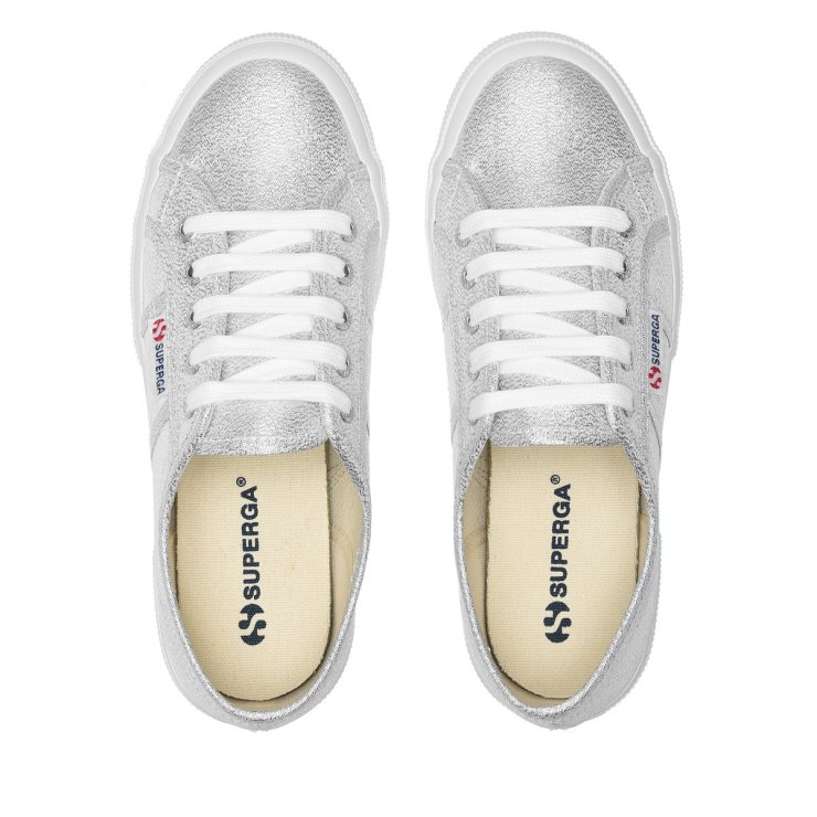 Superga 2750 Lamewgrau Silber