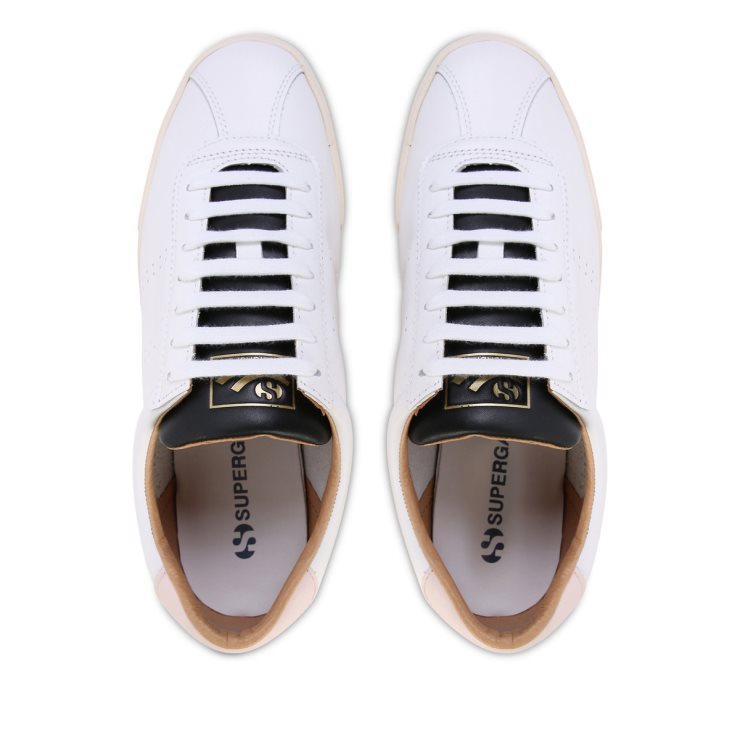 Superga 2843 Superga Sport Club S Weiß Rosa Schwarz