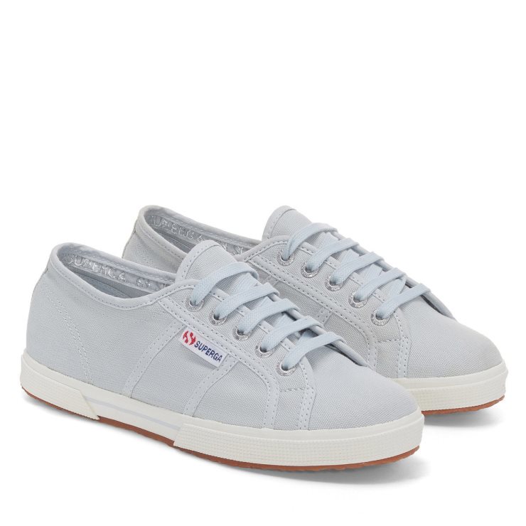 Superga 2950 Cotu Grau Lilla-f Avorio