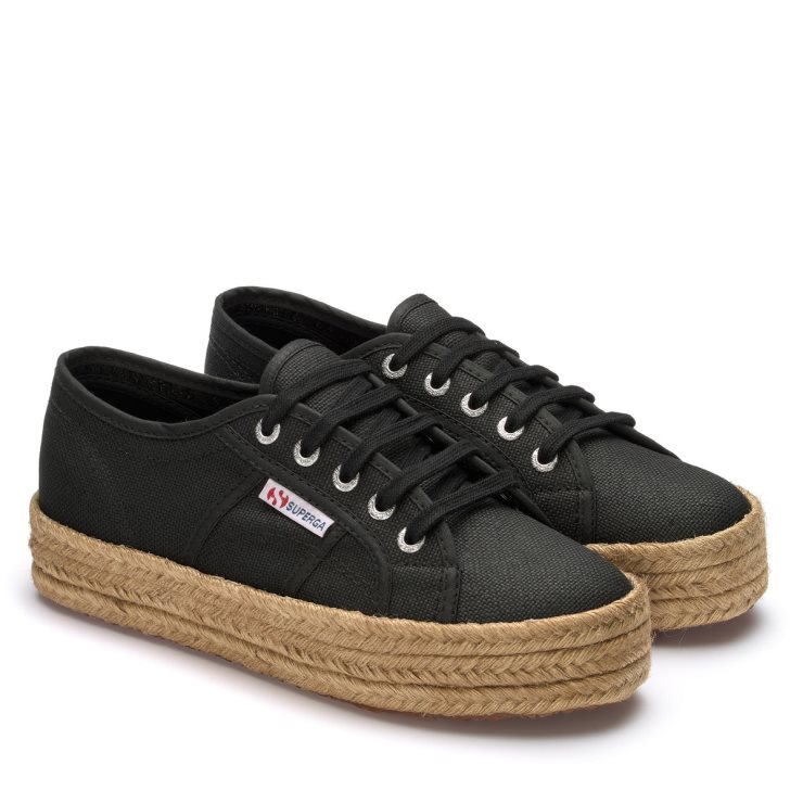 Superga 2730 Cotrope Schwarz