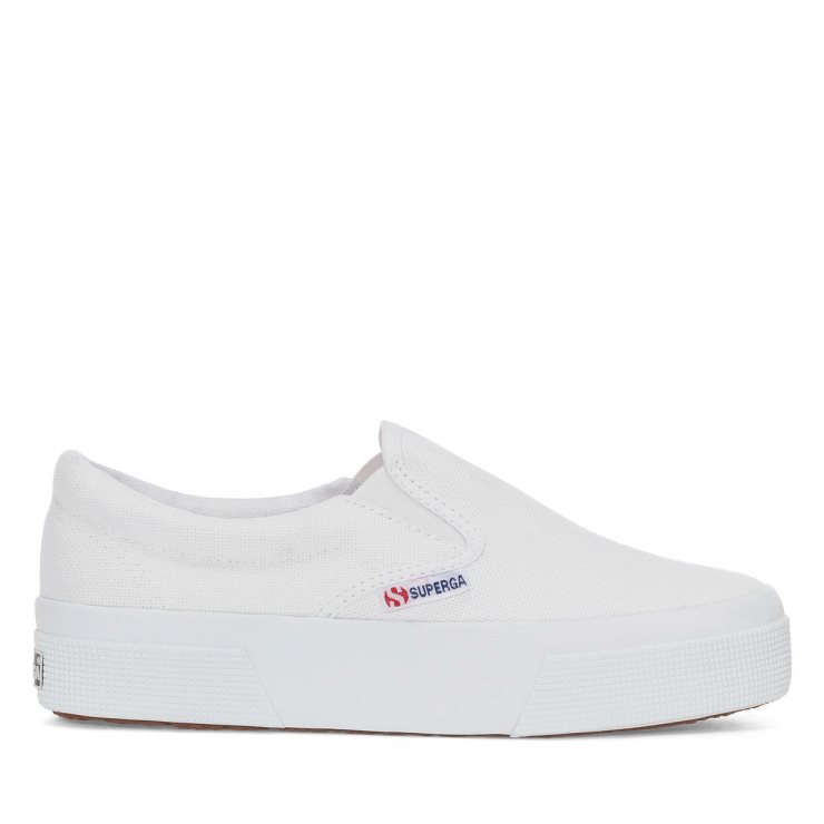 Superga 2740 Plateau-Slipper In Weiß