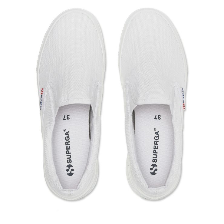 Superga 2740 Plateau-Slipper In Weiß