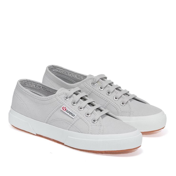 Superga 2750 Cotu Klassische Graue Esche