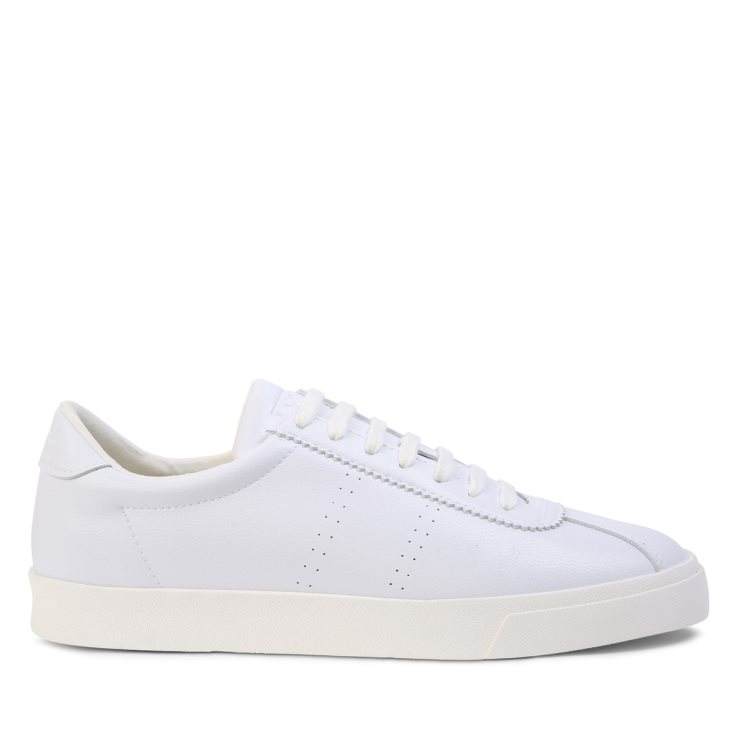 Superga 2843 Club S Veganes Leder Weiß-weiß Avorio