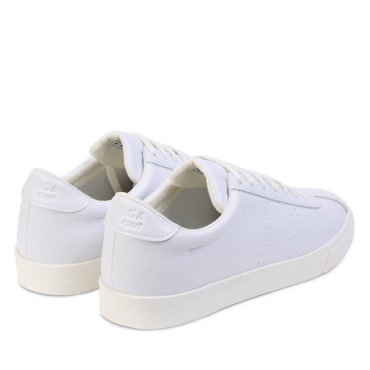 Superga 2843 Club S Veganes Leder Weiß-weiß Avorio