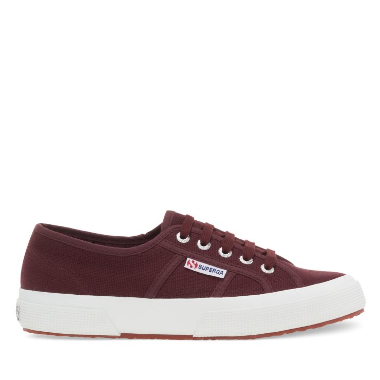 Superga 2750 Cotu Klassisches Rot Bordeaux