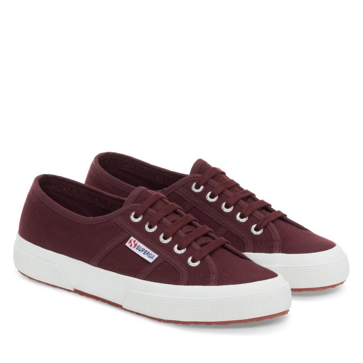 Superga 2750 Cotu Klassisches Rot Bordeaux