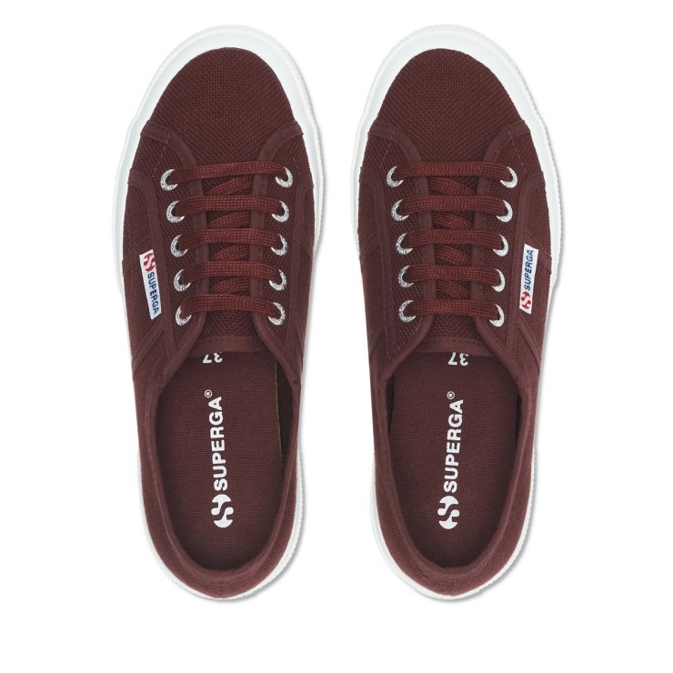 Superga 2750 Cotu Klassisches Rot Bordeaux
