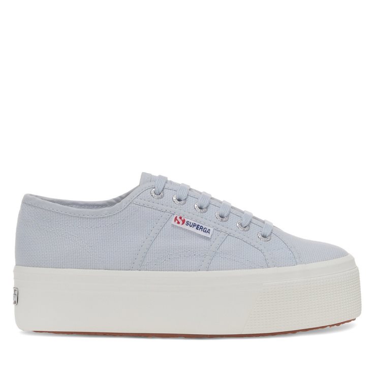 Superga 2790 Linea Up Down Grau Lilla-f Avorio