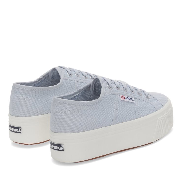 Superga 2790 Linea Up Down Grau Lilla-f Avorio