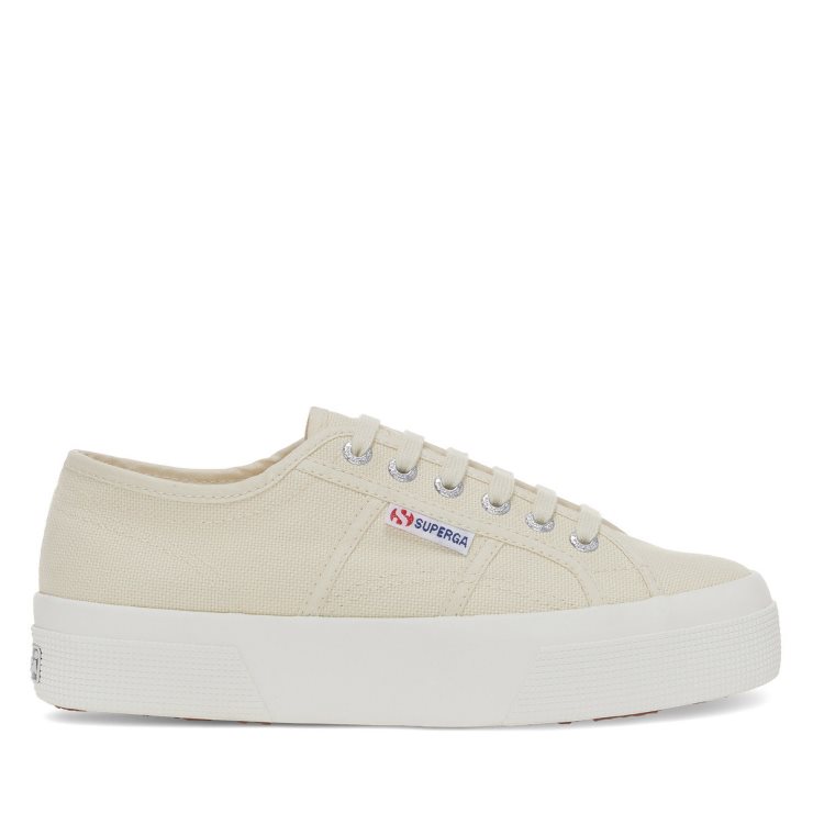 Superga 2740 Plateau Beige Lt Eggshell-f Avorio