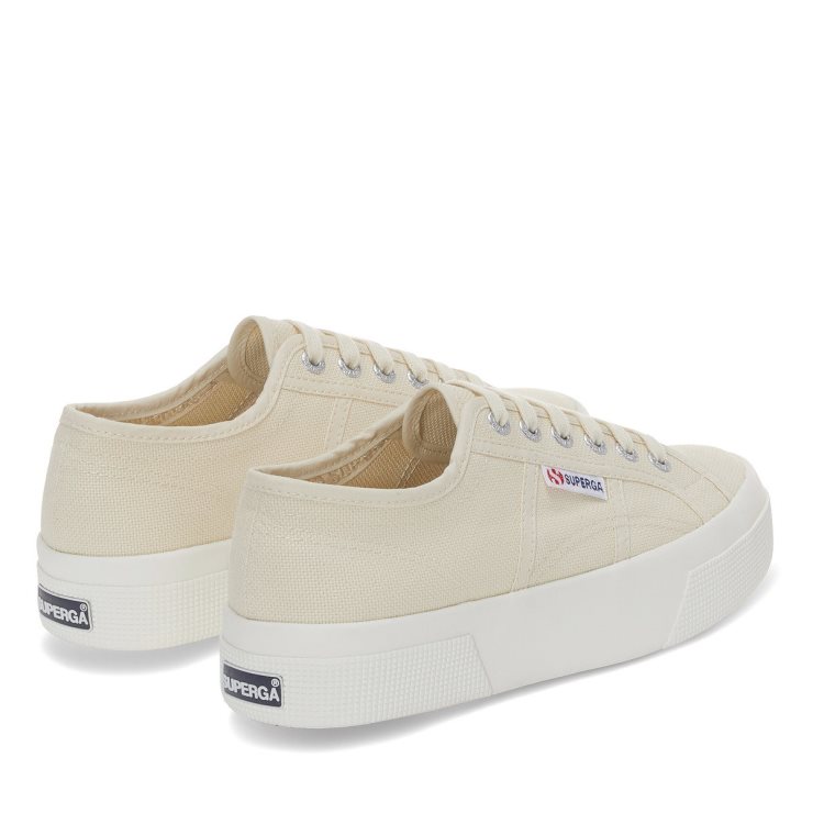 Superga 2740 Plateau Beige Lt Eggshell-f Avorio