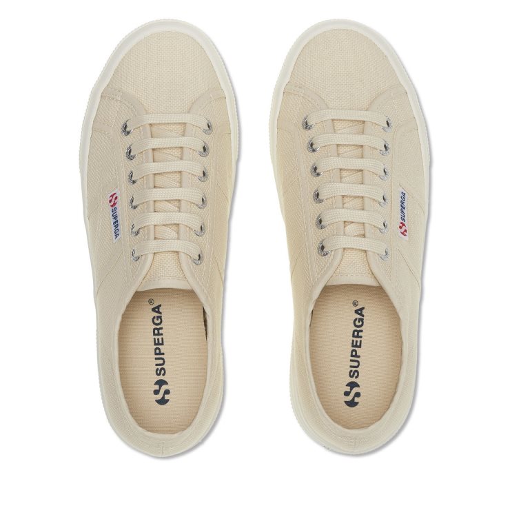 Superga 2740 Plateau Beige Lt Eggshell-f Avorio