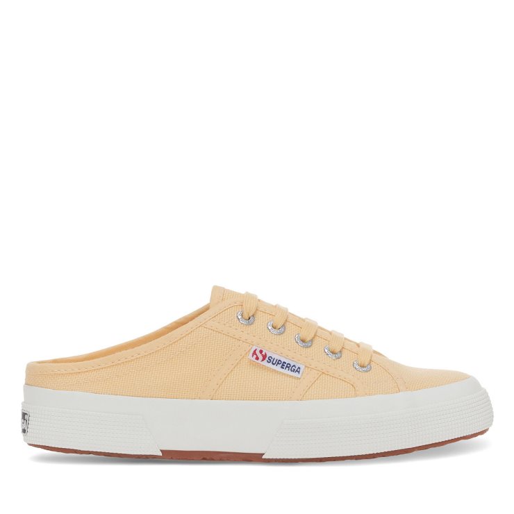 Superga 2402 Mule Gelb Lt-f Avorio