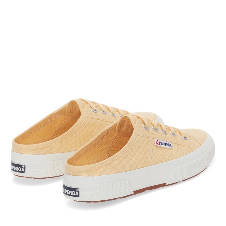 Superga 2402 Mule Gelb Lt-f Avorio