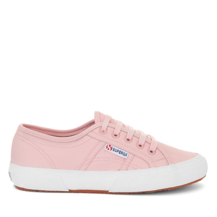 Superga 2750 Veganes Leder Rosa-weiß Avorio