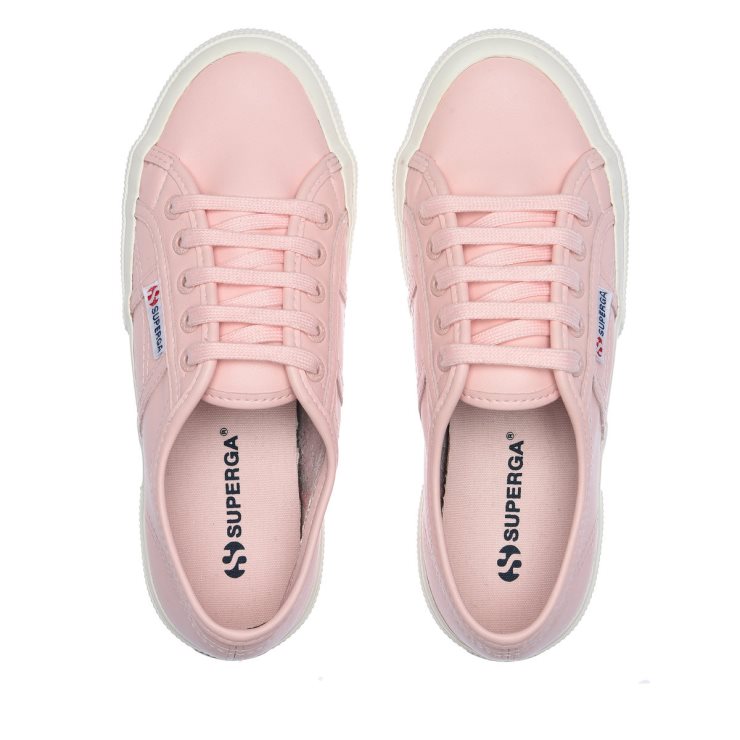 Superga 2750 Veganes Leder Rosa-weiß Avorio
