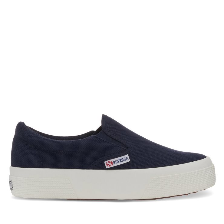Superga 2740 Plateau-Slip-on Navy-Favorio