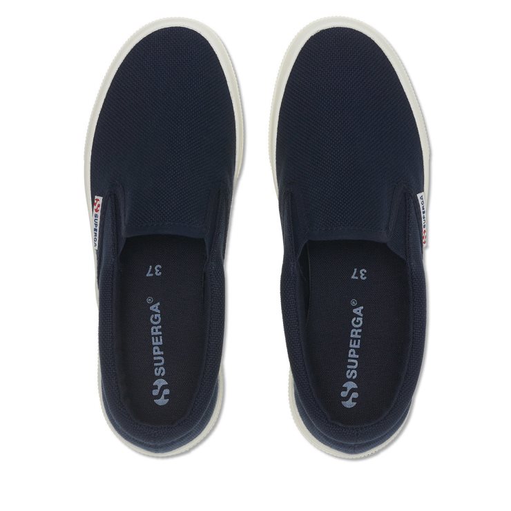 Superga 2740 Plateau-Slip-on Navy-Favorio