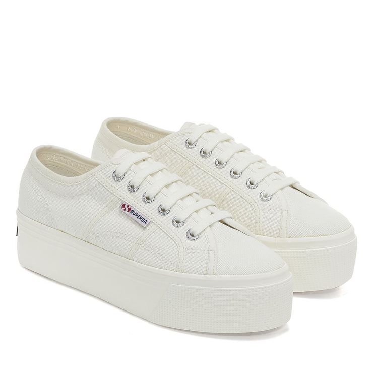 Superga 2790 Linea Oben Unten Voll Weiß Avorio