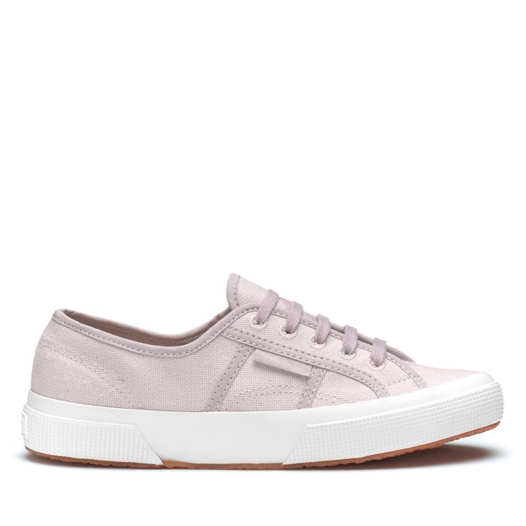 2750 Bio-Leinwand Naturfarbstoff Pink Magenta Blätter Superga