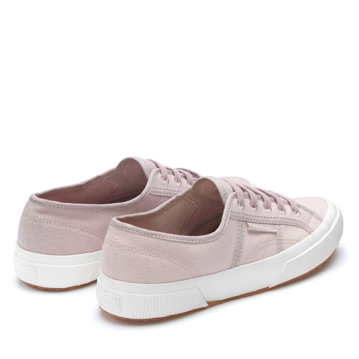 2750 Bio-Leinwand Naturfarbstoff Pink Magenta Blätter Superga