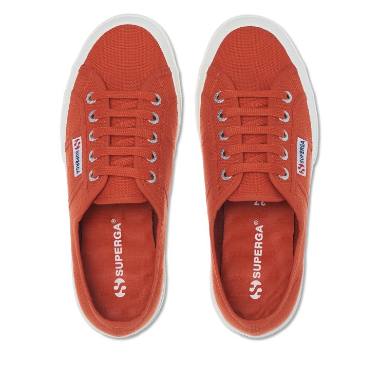 Superga 2750 Cotu Classic Red Creta-f Avorio
