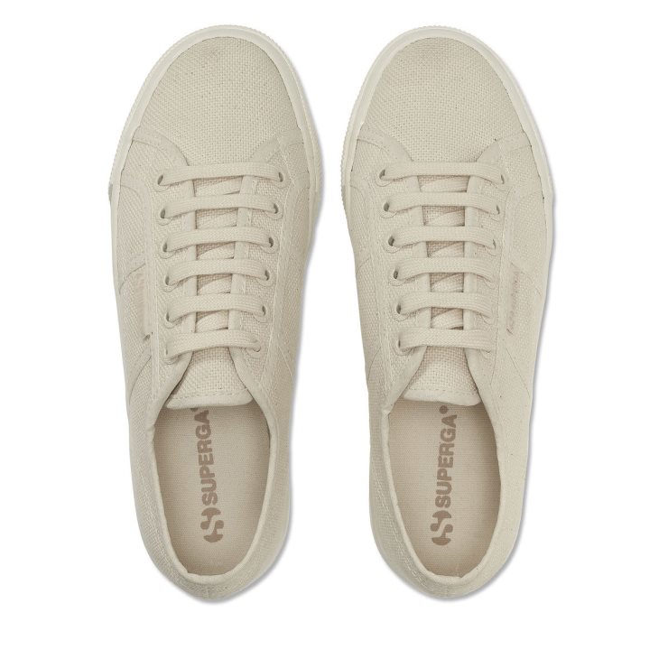 Superga 2790 Shine Gum Beige Raw Total-shiny Avorio