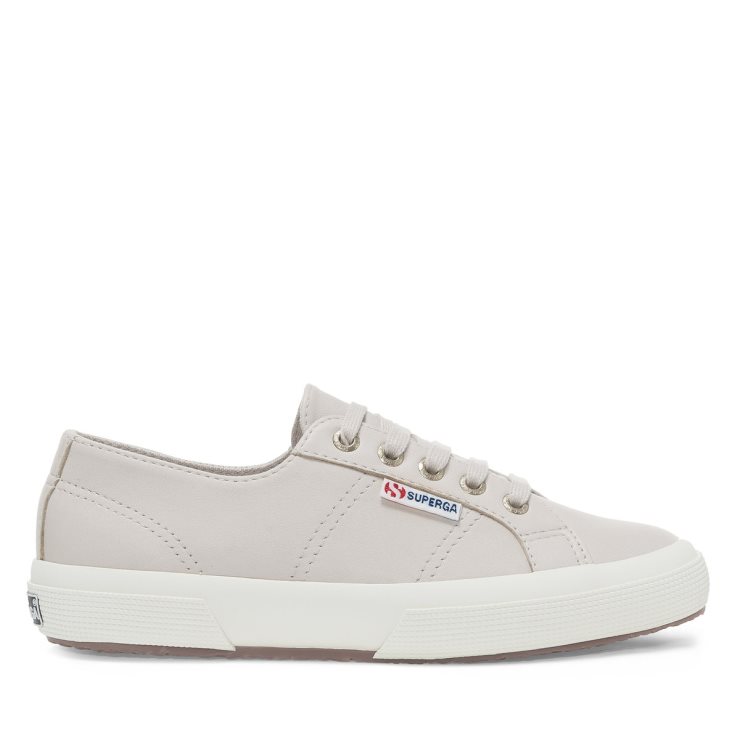 Superga 2750 Nappaleder Rosa Mandel-f Avorio
