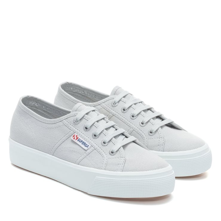 Superga 2730 Mittelplattform Graue Asche