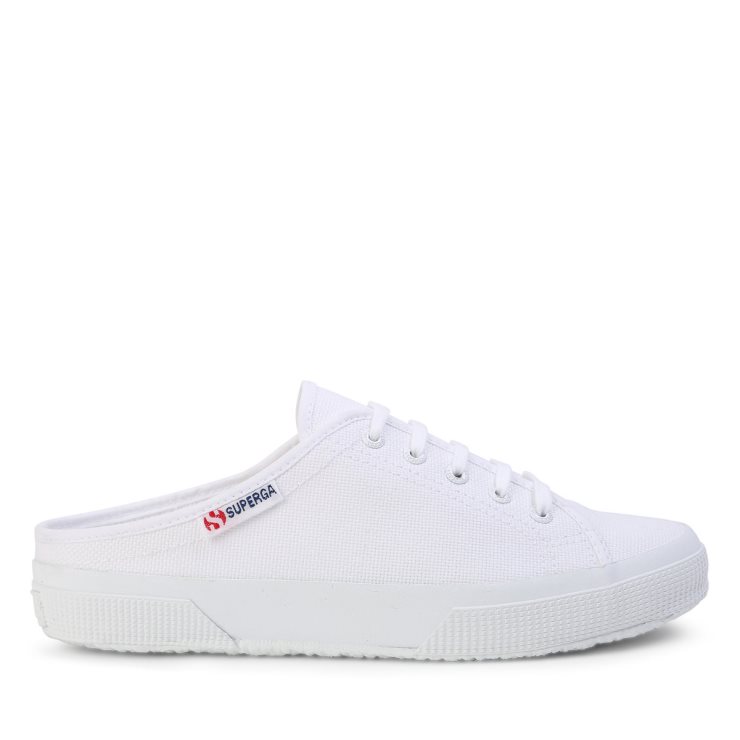Superga 2401 Nude Pantolette Weiß Nackt