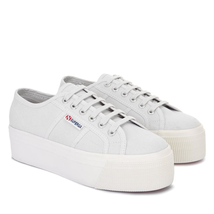 Superga 2790 Linea Up Down Grau Lt-weiß Avorio