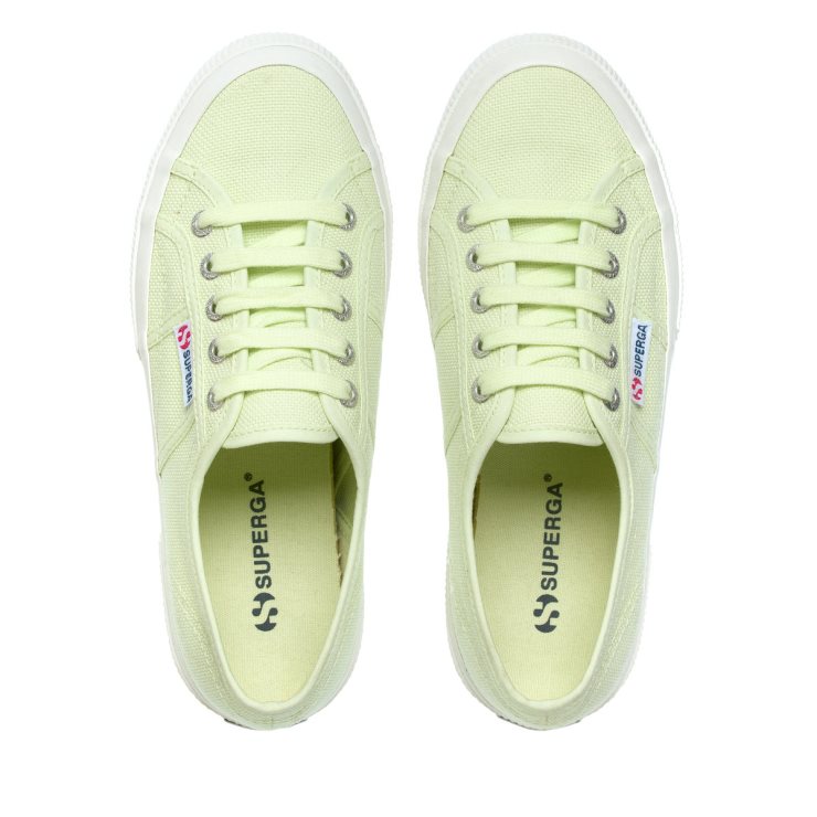Superga 2750 Cotu Classic Green Primrose-f Avorio