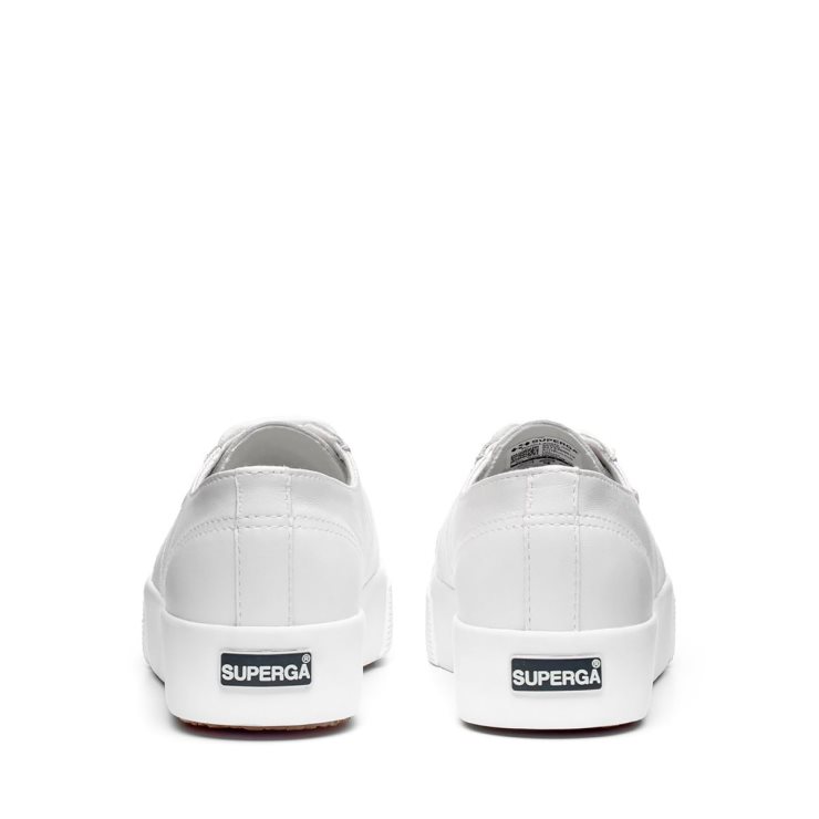 Superga 2730 Nappaleder Optisch Weiß