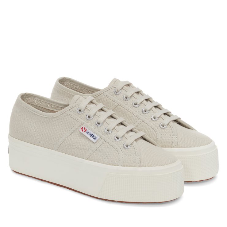 Superga 2790 Linea Up Down Grau Sand-f Avorio