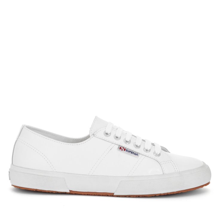 Superga 2750 Nappaleder Weiß
