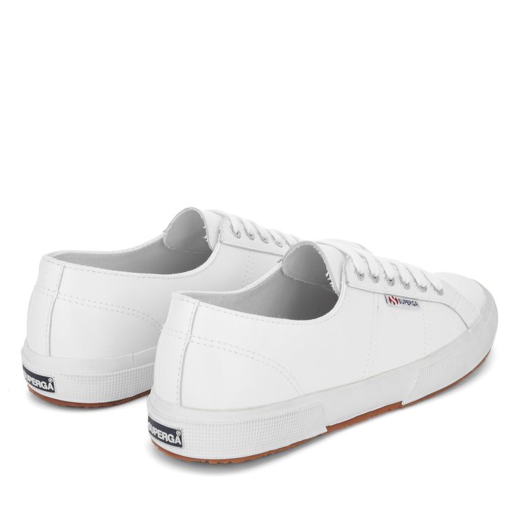 Superga 2750 Nappaleder Weiß