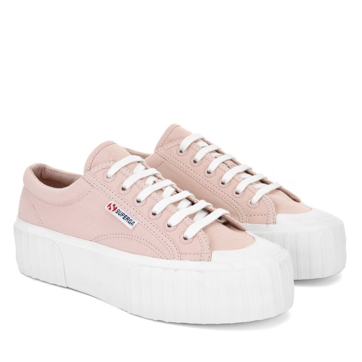 Superga 2630 Cotu Rosa Hautweiß Avorio