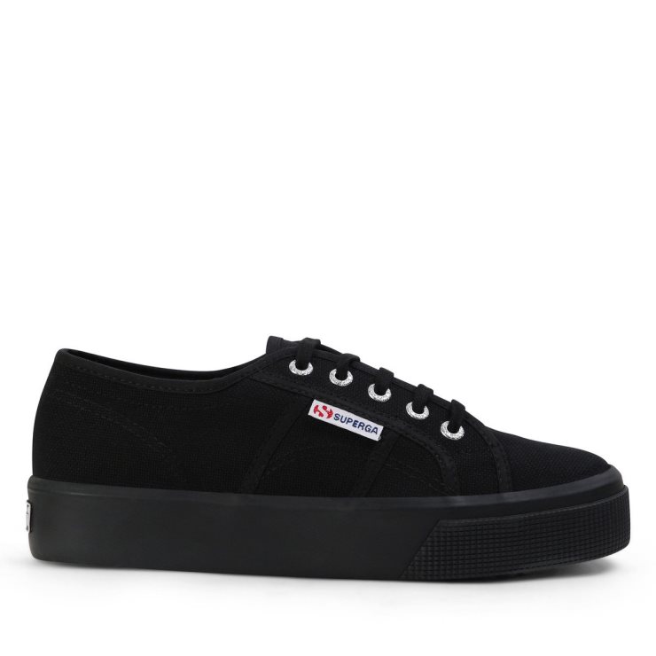 Superga 2730 Mid-Plateau Komplett Schwarz