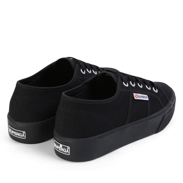 Superga 2730 Mid-Plateau Komplett Schwarz