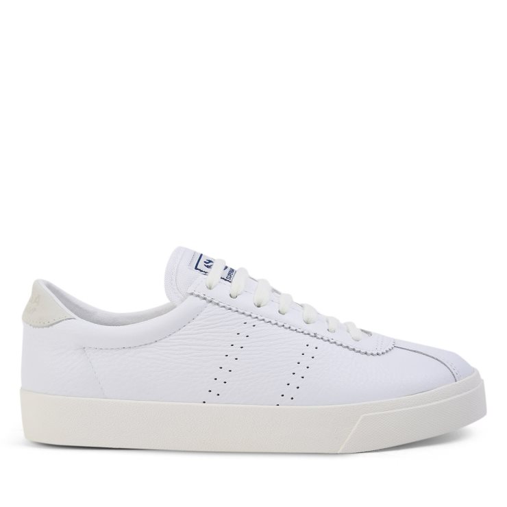 Superga 2843 Superga Sport Club S Weiß-weiß Avorio-beige Gesso