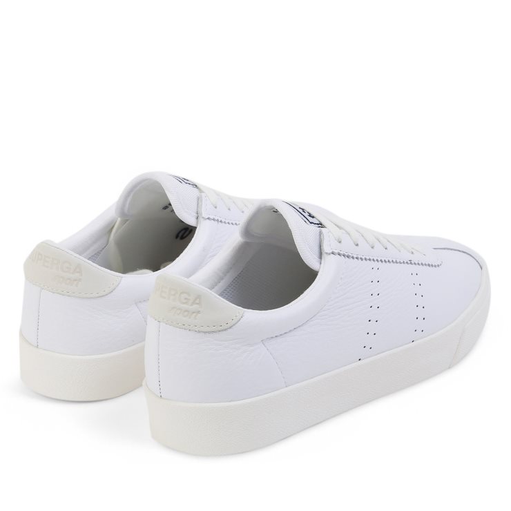 Superga 2843 Superga Sport Club S Weiß-weiß Avorio-beige Gesso